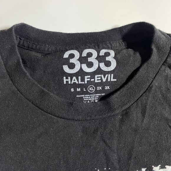 333 Half Evil Calm Before The Storm T Shirt Men's XL - Picture 3 of 7